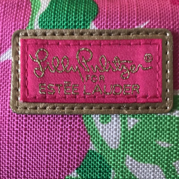 Lilly Pulitzer for Estée Lauder Toiletry Cosmetics Make-up Pencil Case - Picture 2 of 9